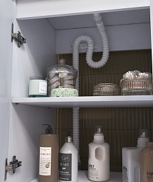 Vigo Мебель для ванной Urban 400-1-0 со столешницей под стиральную машину белая – фотография-13